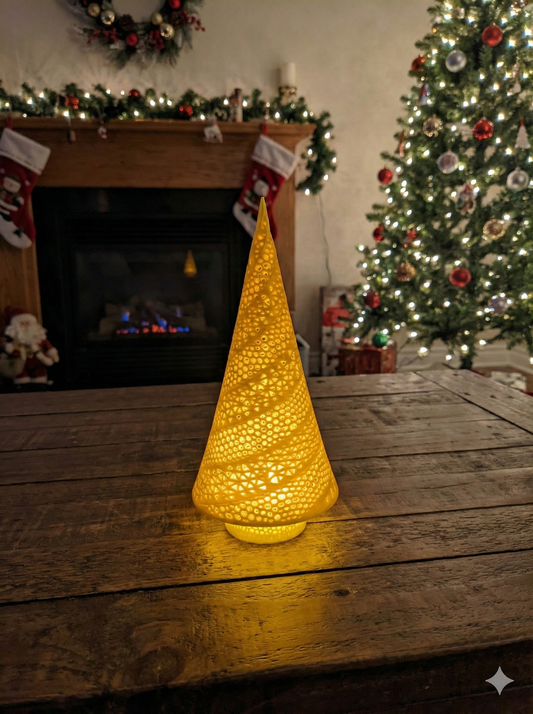 Gold Christmas tree