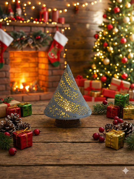 Silver Christmas tree